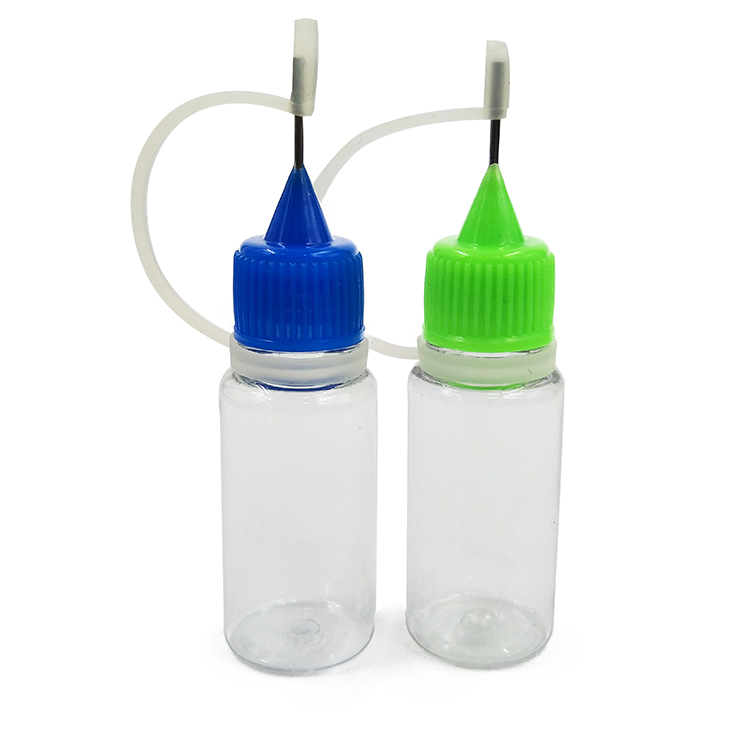 Garrafas pequenas para líquidos de tipo pescoço à prova de crianças Design transparente