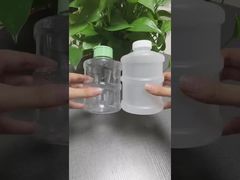 16 oz 500 ml de plástico Leite Chá Suco de Bebida garrafa com Chapeau de Anel de Puxa