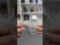 Garrafas de plástico transparentes para bebidas, leite, chá, suco de leite, recipiente com tampa