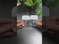 Frasco de spray para cartão de crédito quadrado 45ml Frasco de álcool para desinfetante Frasco de plástico com chaveiro