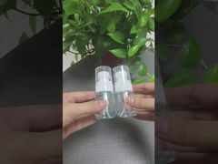 Frasco de loção para soro, creme facial e limpador facial para cuidados com a pele de animais de estimação de plástico