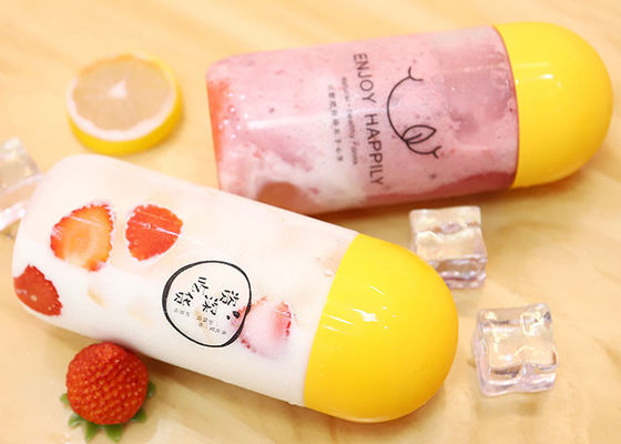 Transparent 500ml Milk Tea Bottles